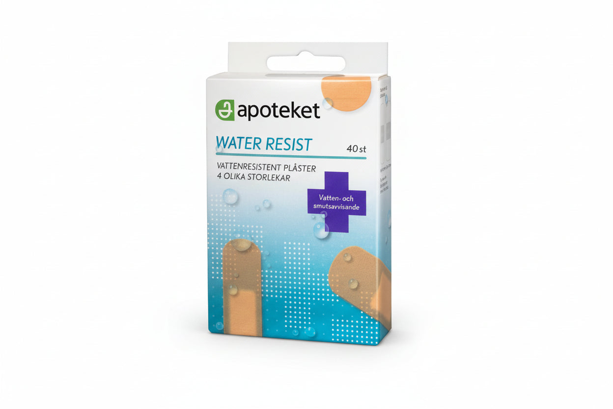 Water-Resistant Adhesive Plasters – 40 pcs