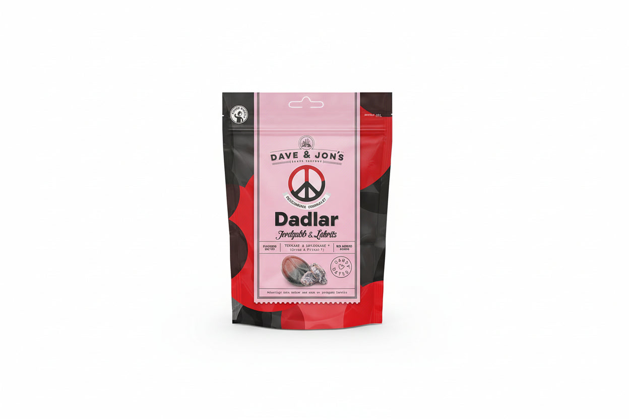 DAVE & JONS Dadlar Peacemärke, 125 g