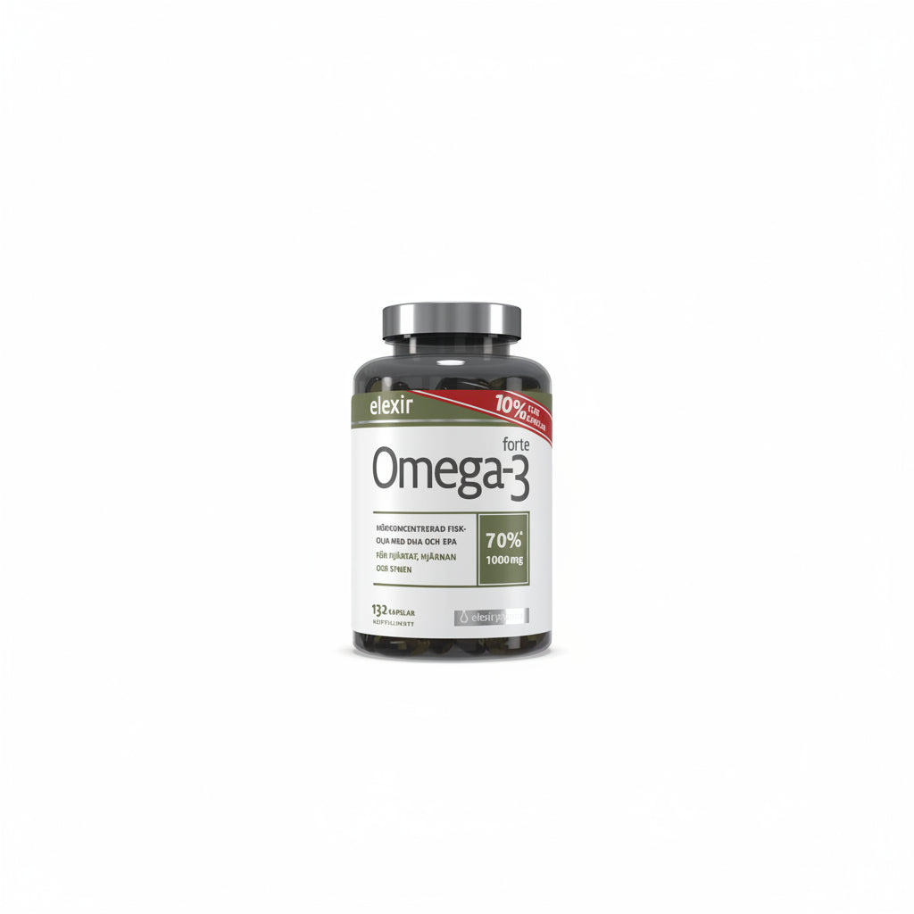 Elexir Omega-3 Forte, 132 st