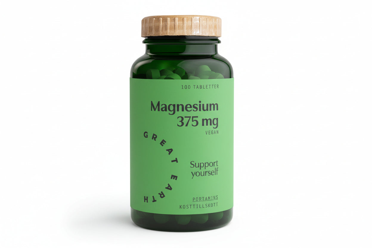 Great Earth Magnesium 375 mg, 100 st