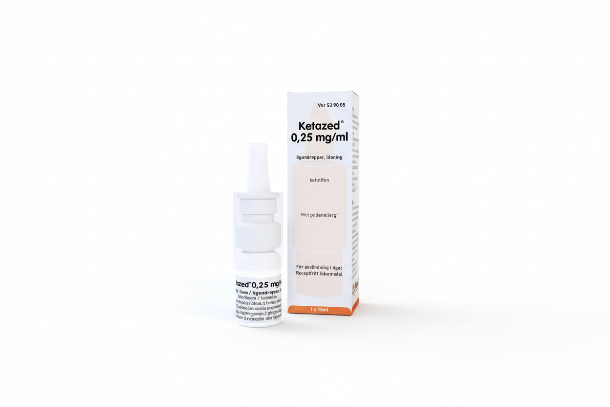 Ketazed Eye Drops – Relief from Allergy-Induced Eye Irritation 0,25 mg/ml, 10 ml