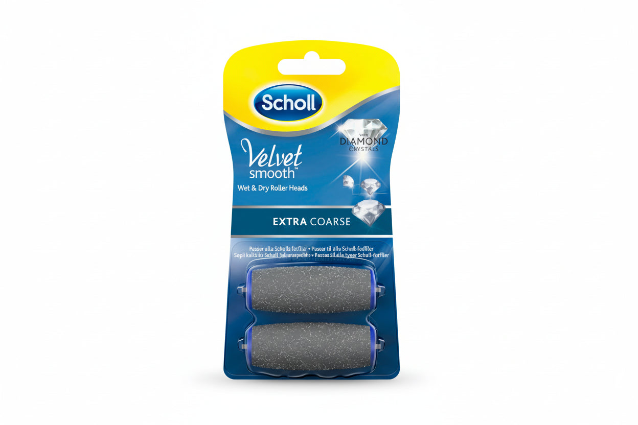 Scholl Velvet Smooth Extra Coarse Refill 2-pack