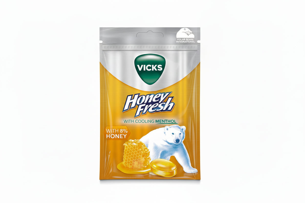 Vicks Honey Fresh & natural menthol, 72 g